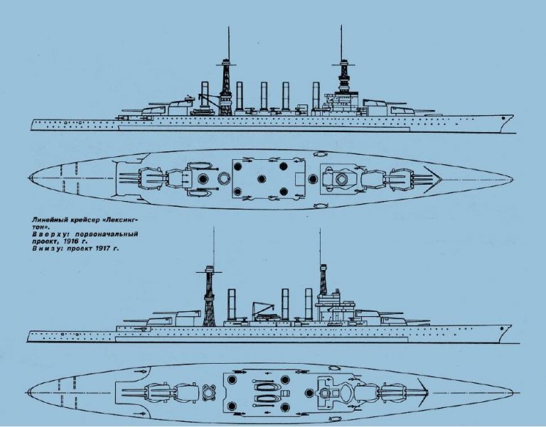 Соперничество линейных крейсеров. Нереализованные проекты. Часть 1