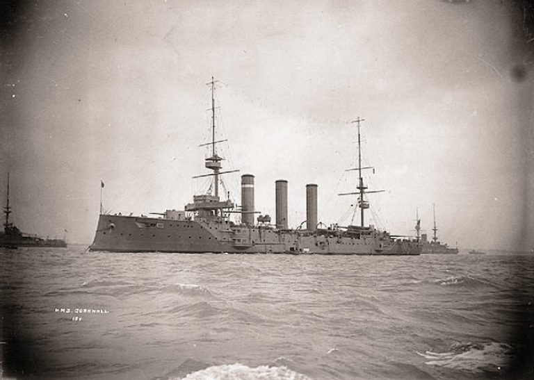 Броненосный крейсер «Корнуолл» Источник: wikipedia.org