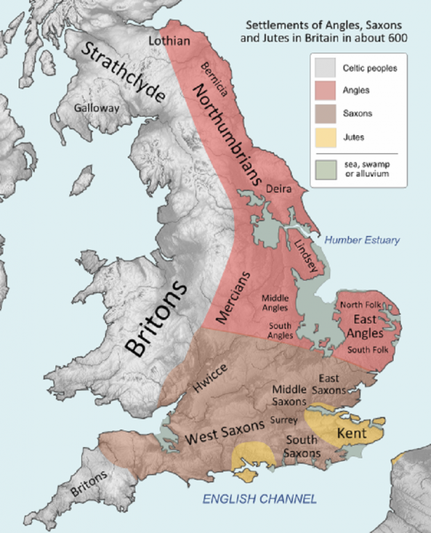 Общественная жизнь англосаксонских королевств