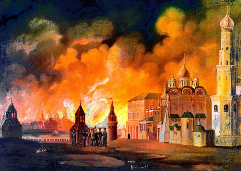 А.Ф. Смирнов. "Пожар Москвы". 1813 г.