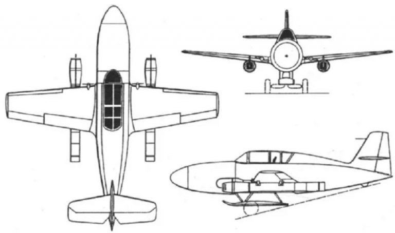 Схема Ме.328В-1