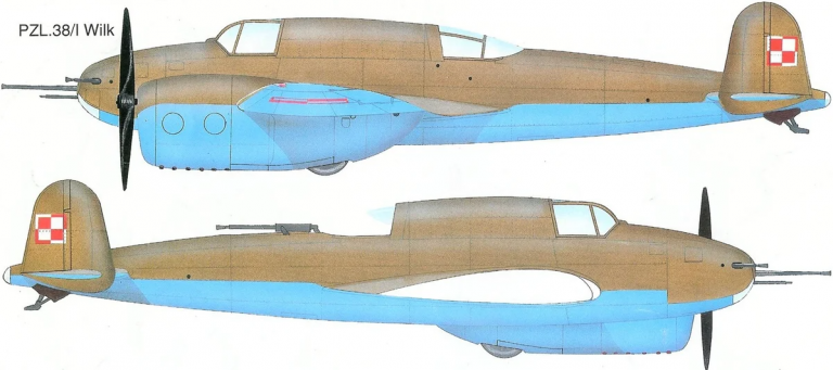 На чём Польша планировала победить Германию. Многоцелевой бомбардировщик PZL P. 38 "Wilk"