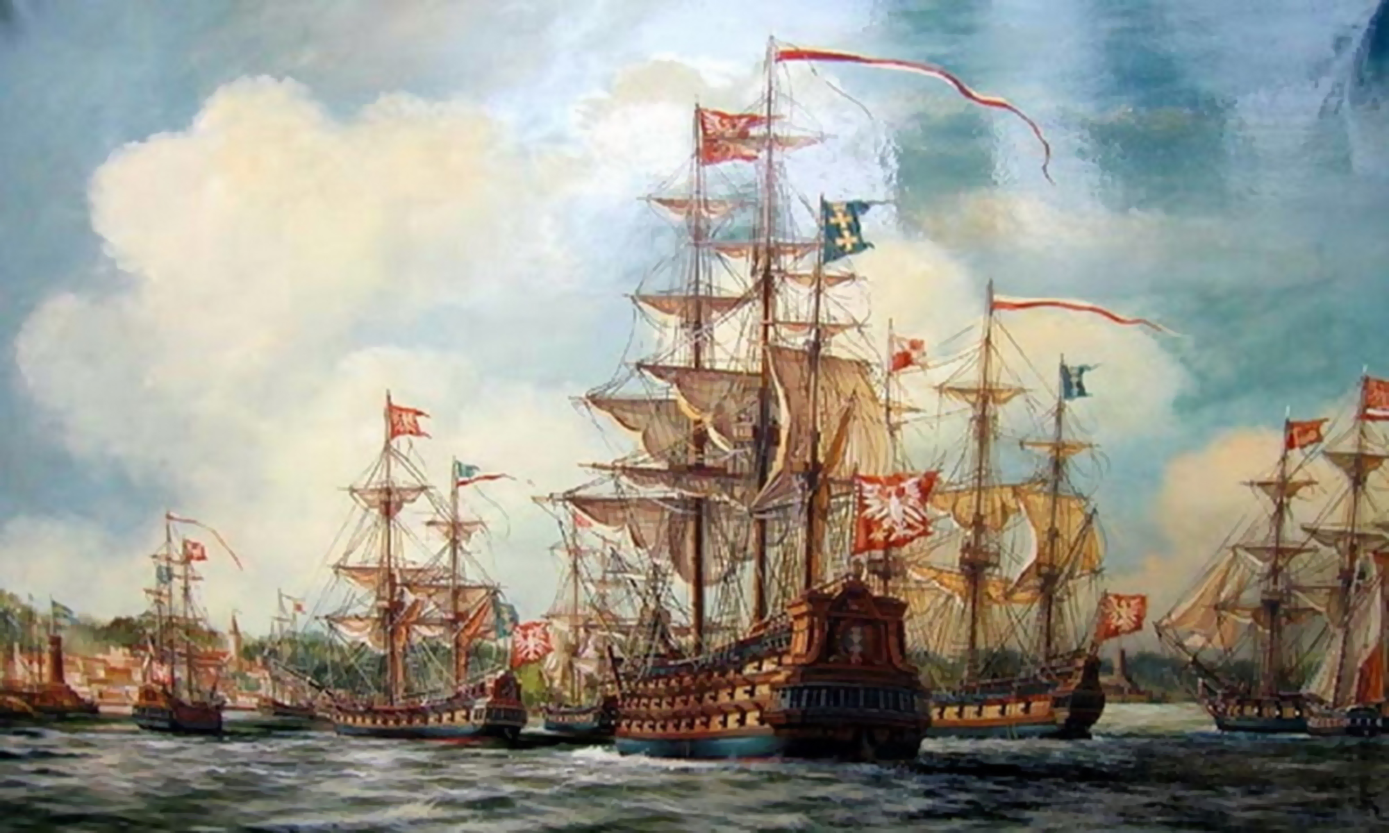 Шведская эскадра. Битва при Оливе 1627. Флот речи Посполитой. Флот речи Посполитой в 17 веке. Шведские галеоны 17 век.