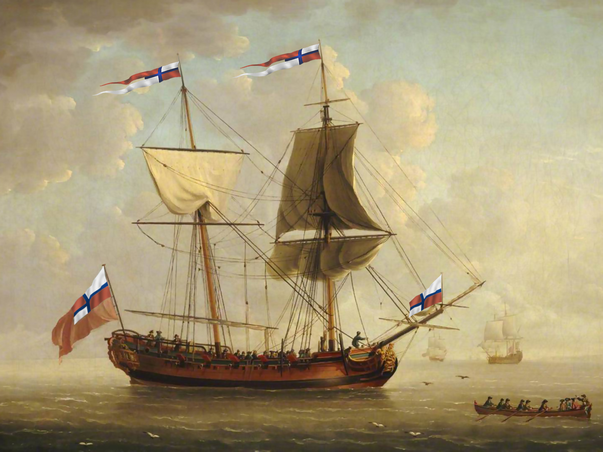 Бриг корабль 17 века