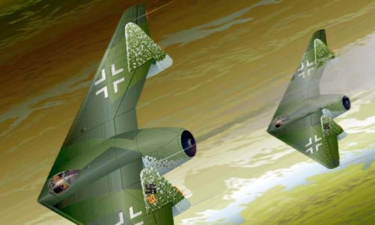 Проект реактивного истребителя-летающее крыло Arado E 581. Германия