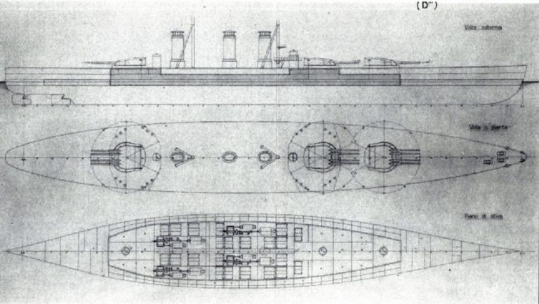 Проекты итальянских суперлинкоров межвоенного периода лёгших в основу кораблей World of Warships