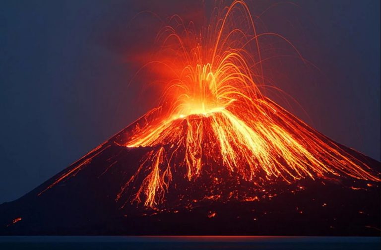 Новая гипотеза. Причина извержения вулканов горение силановой нефти