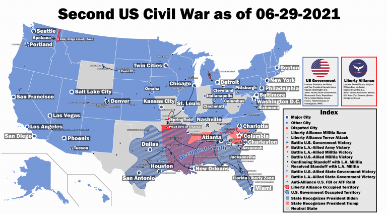 История будущей гражданской войны в США. Часть 2
