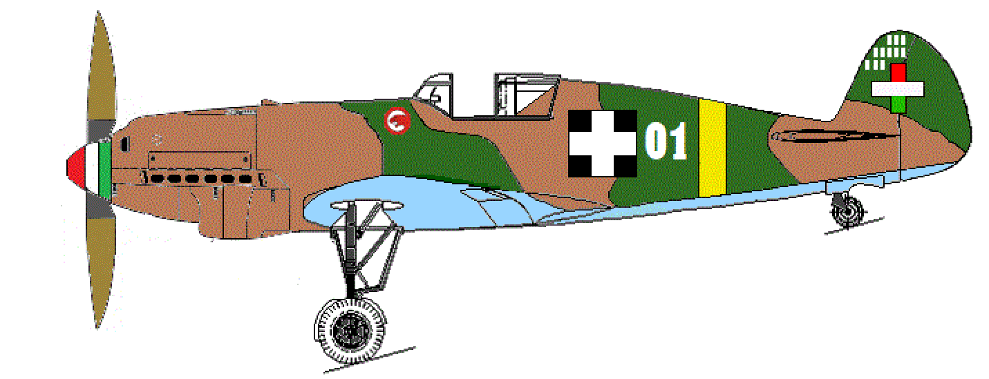 WM.23A капитана Д. Сентдьёрди,101-й авиаполк "Пума", май 1940 года, Югославия.