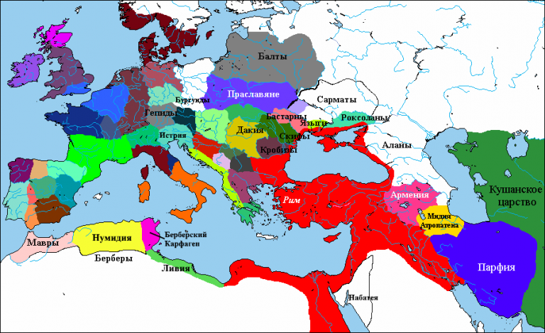 Мир италиков в Анатолии. Ответвление. Часть 1 - 200 - 500 годы.