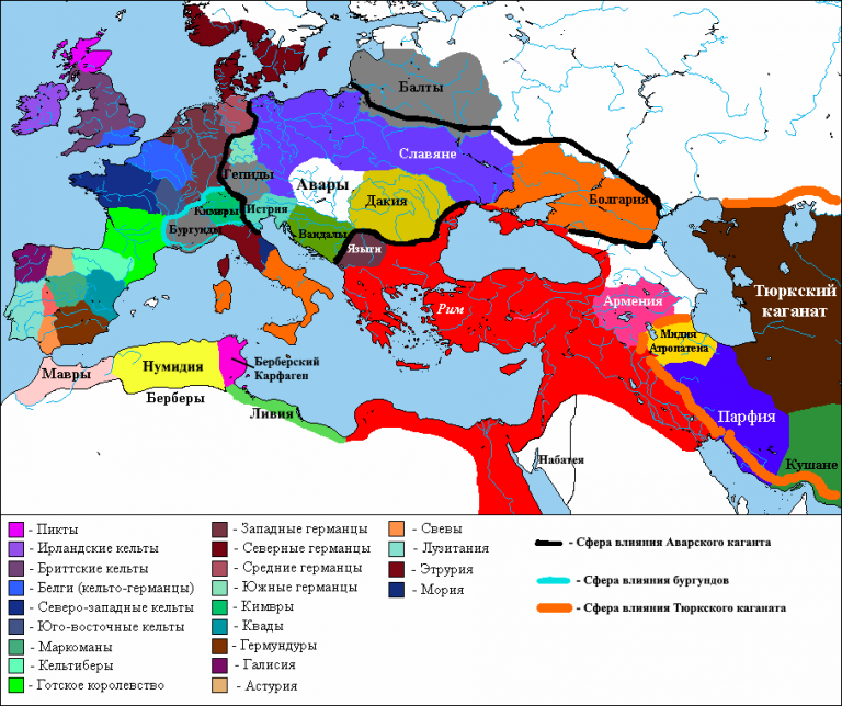 Мир италиков в Анатолии. Ответвление. Часть 2 — 500 — 600 годы.