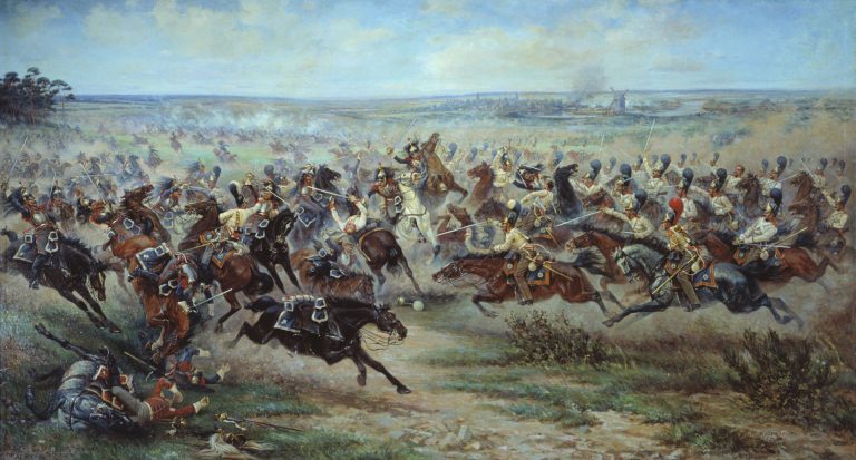 Атака французской кавалерии