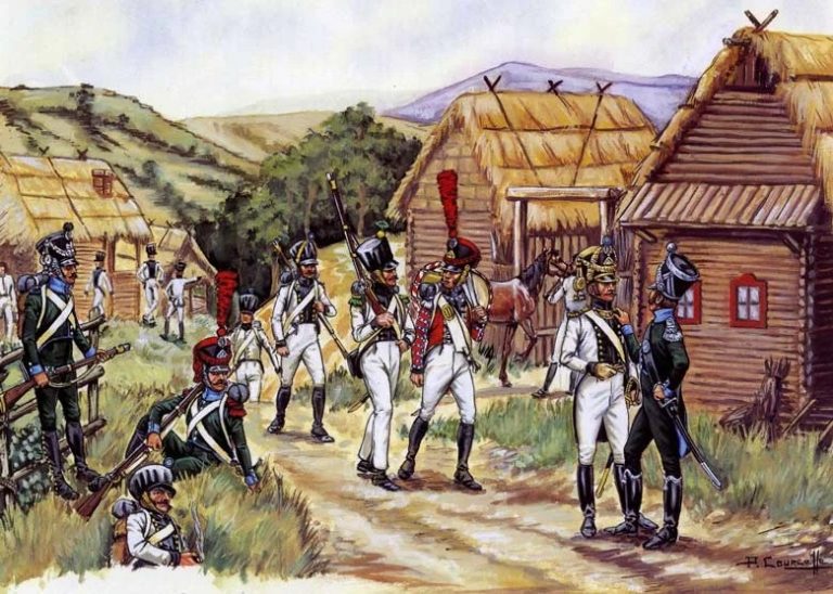 Вестфальцы наполеоновской армии в 1812 году