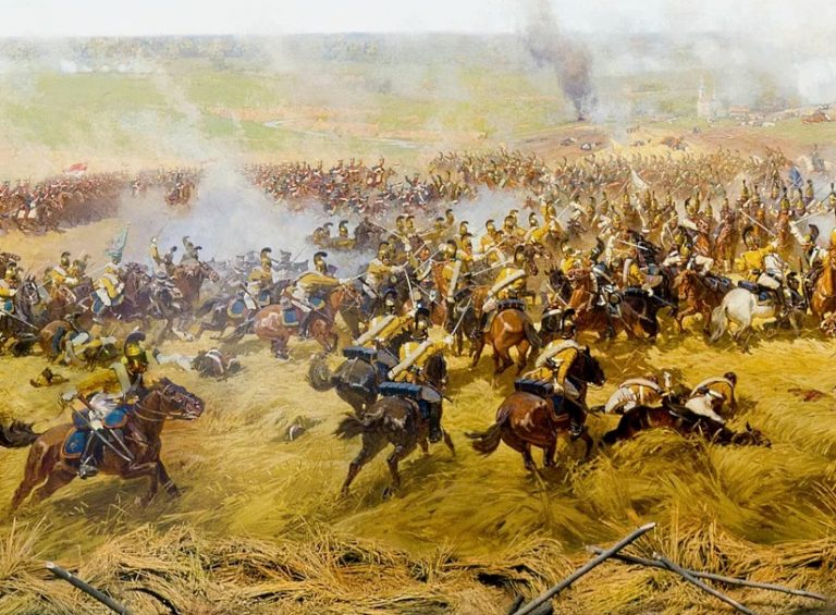  Фрагмент «Бородинской панорамы». Атакует саксонская кавалерия.