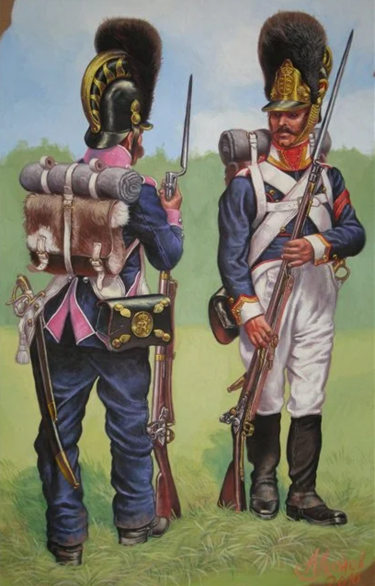 Вюртемберг это в истории 8 класс. Вюртембергские егеря 1812.