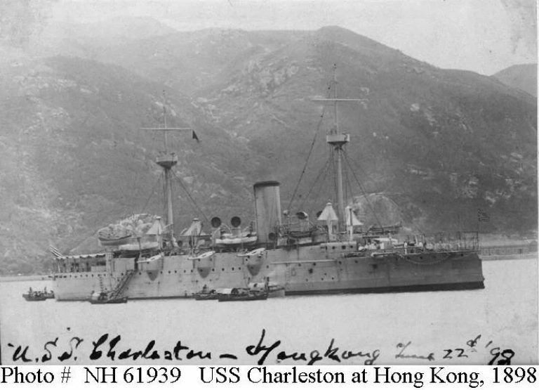 Британская школа. Бронепалубный крейсер «Чарлстон» (USS Charleston (C-2)). США