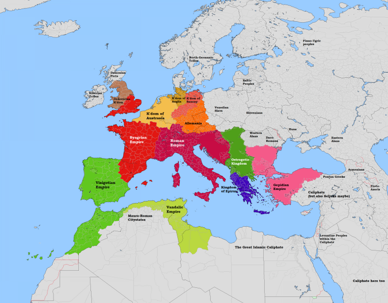 Что если… Готы громят не Западную, а Восточную Римскую империю
