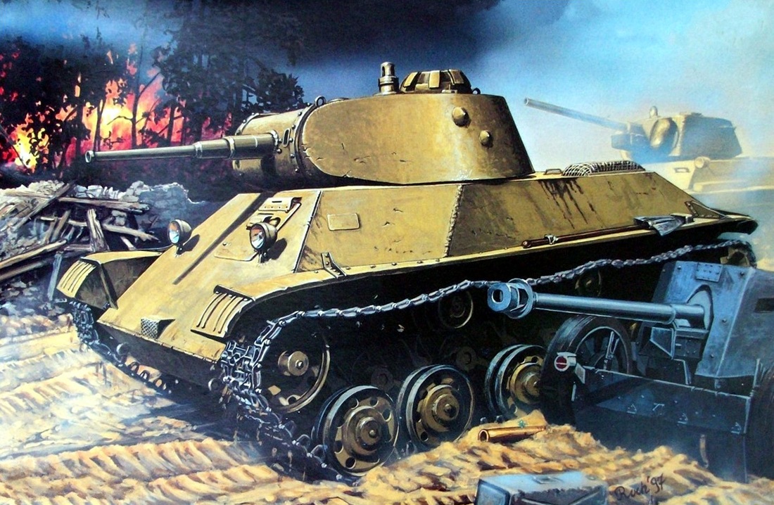 Альтернативная лайт-версия танка Т-34 для завода №174.