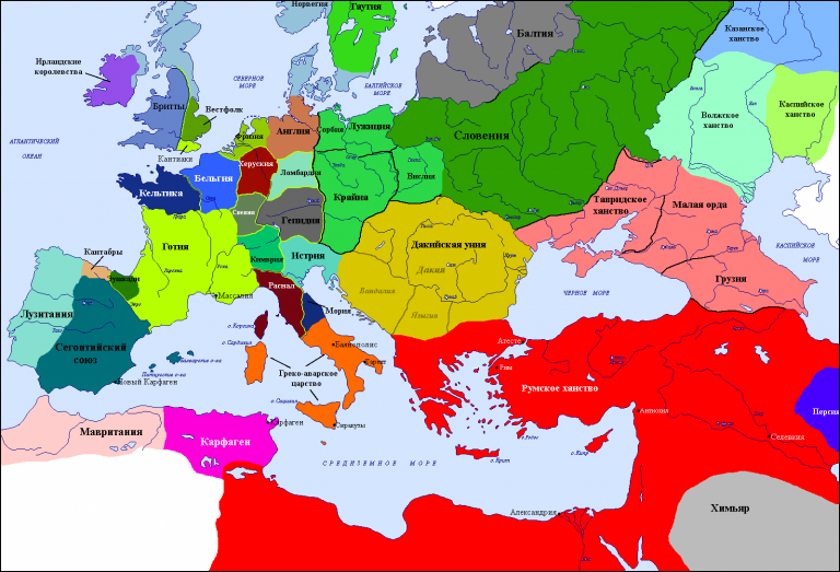 Мир италиков в Анатолии. Ответвление. Часть 15. Испания со II века до н.э. до 1500 годы н.э. вкратце.