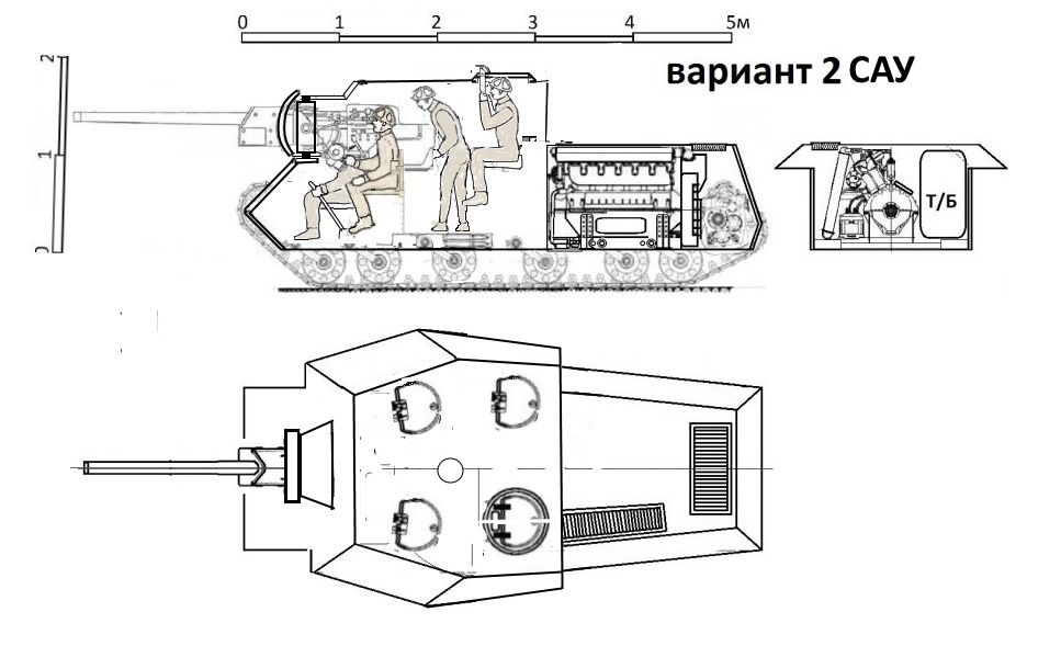 Альтернативная лайт-версия танка Т-34 для завода №174.