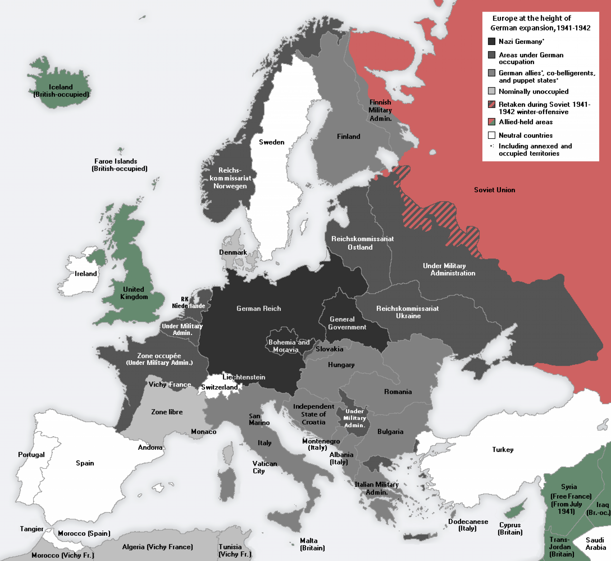 Карта германии в 1940