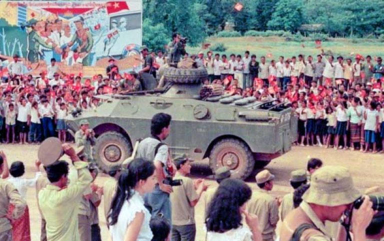 БРДМ-2 вьетнамской армии во время войны в Камбодже