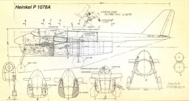 Несостоявшийся убийца летающих крепостей. Heinkel P.1078А