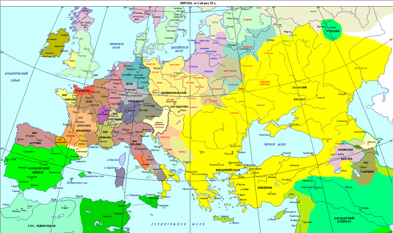Европа в мире Хазаро-Русской Империи