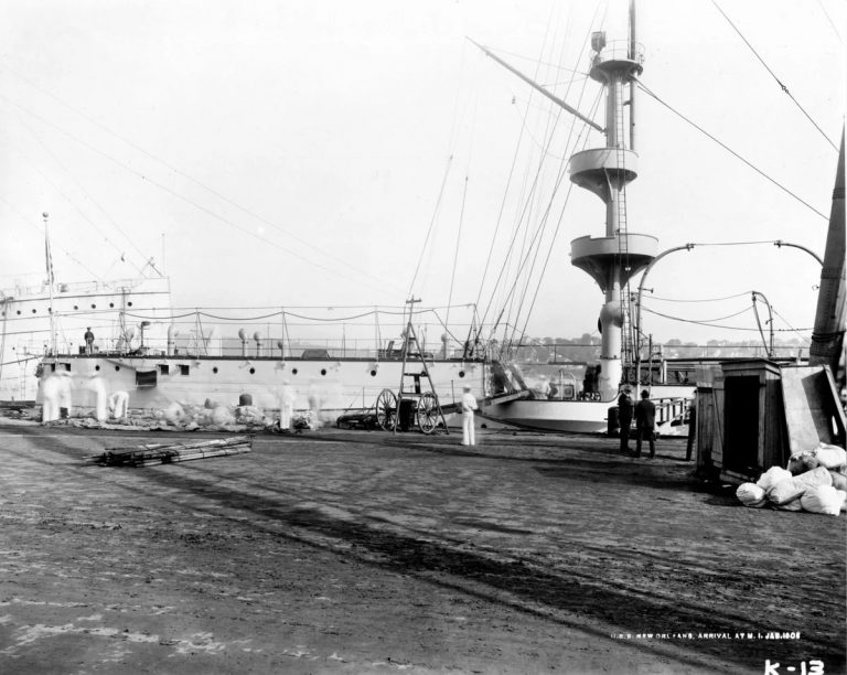 во время швартовки у острова Маре, 27 января 1905 г.