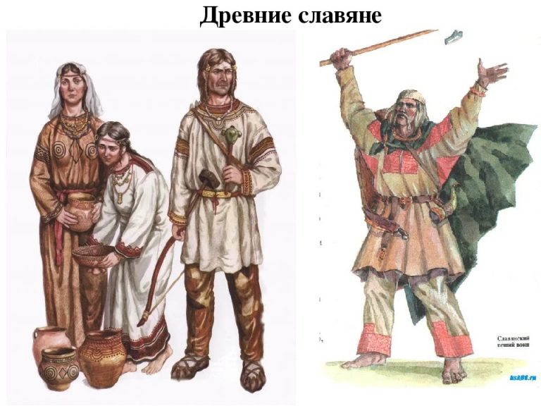     Примерно так выглядили восточные славяне до VIII-IX веков.
