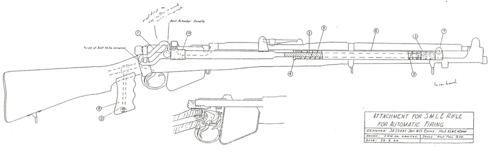 чертеж awp снайперской винтовки для дерева фото 103