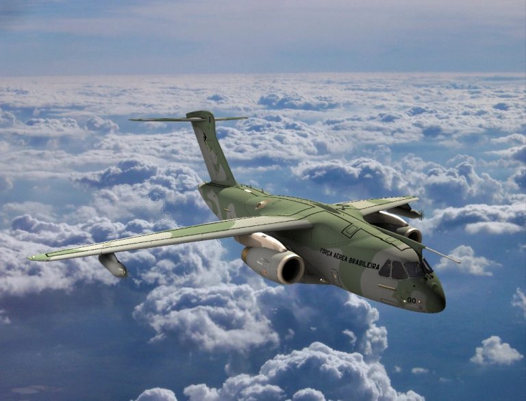 Военно-транспортный самолёт Embraer KC-390 Millennium. Бразилия