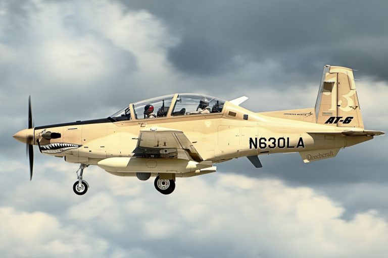 ВВС США приняли на вооружение лёгкий штурмовик Textron AT-6E Wolverine