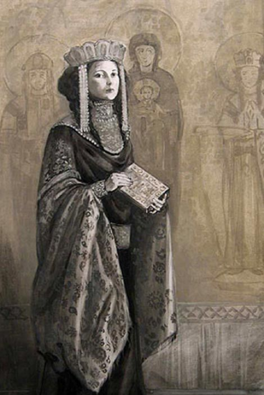  Приблизительно так выглядела новая Византийская императрица Анна I Ласкарис
