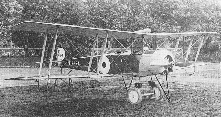  Avro 504К RAF.