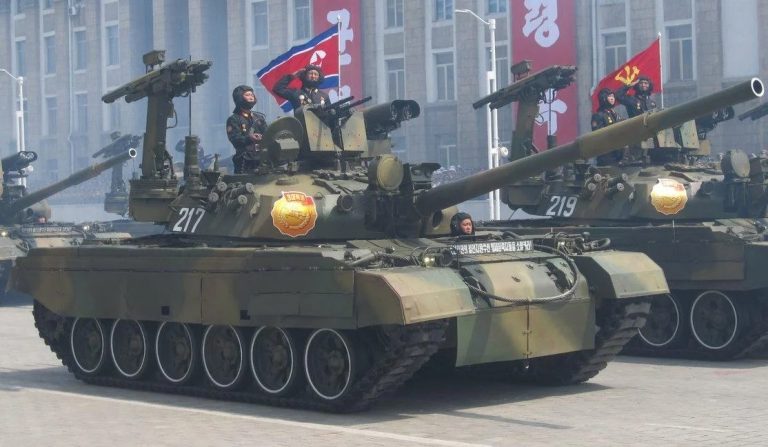  Классический танк КНДР - "Чонма-216". Источник изображения: slide.mil.news.sina.com.cn