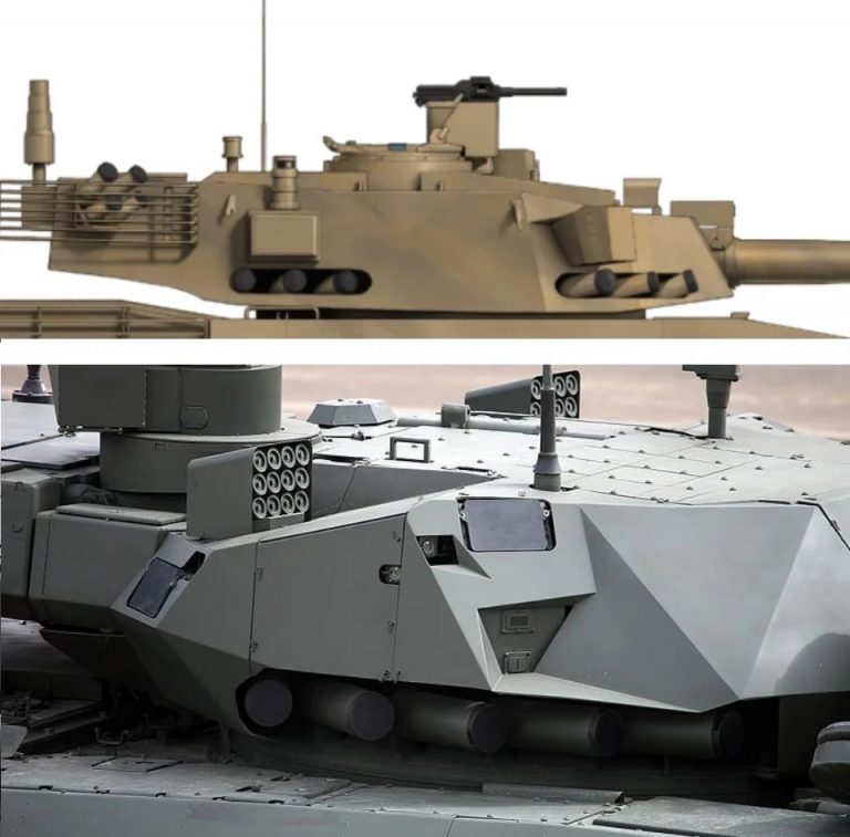 Сверху танки "Абрамс" и "Армата", внизу новые танки КНДР. Источник изображения: youtube.com: