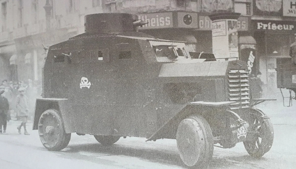 Германская бронетяга. Часть 9. Strassenpanzerwagen Ehrhardt 1919 (E-V/4).  Вдогонку за войной - для охраны границ - Альтернативная История