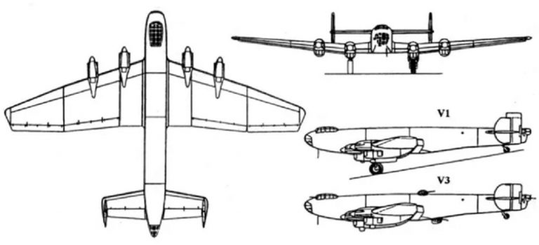   Схема Junkers Ju.89