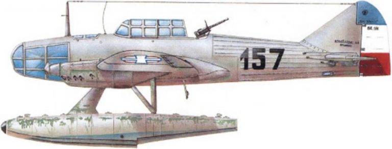  Югославский поплавковый разведчик и торпедоносец Rogozarski SIM.XIV-H. Всего построено 13 самолётов, 12 состояли в боевых частях.