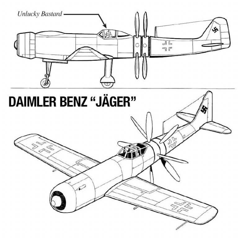 Daimler Benz Jäger (Охотник) - самолёт для победившего Третьего Рейха