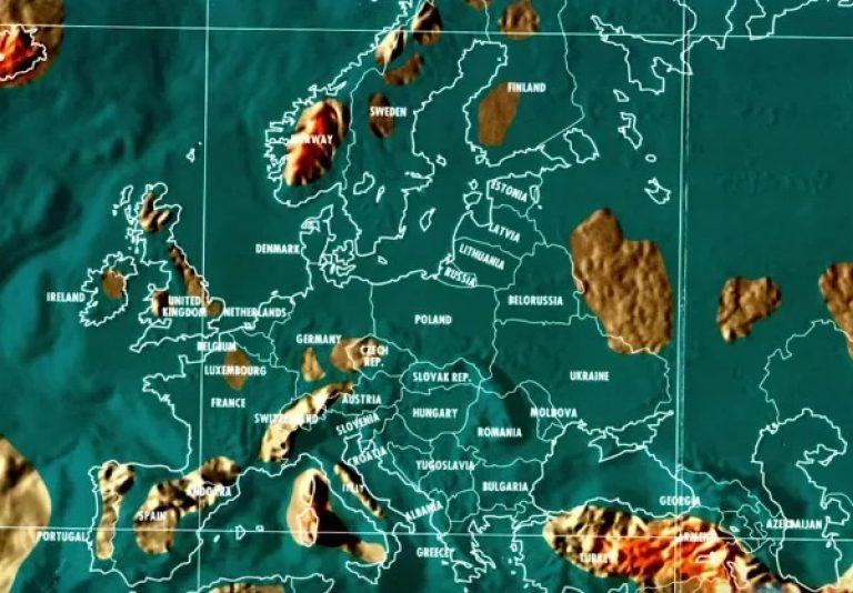 Как будет выглядеть новая карта Земли, согласно видениям Майкла Скаллиона