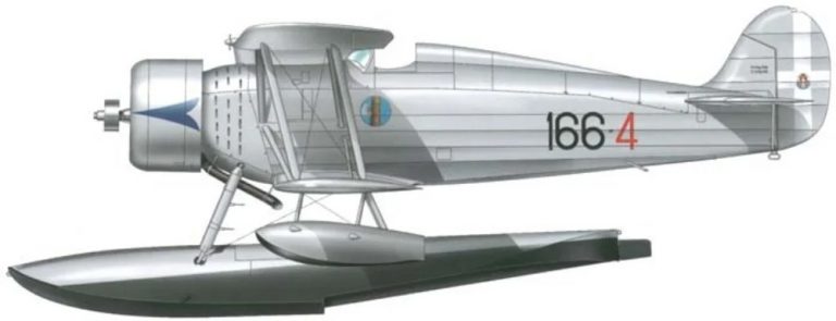    Итальянский поплавковый истребитель-разведчик IMAM Ro.44. Создан на базе Ro.43. Весьма редкий класс самолётов.