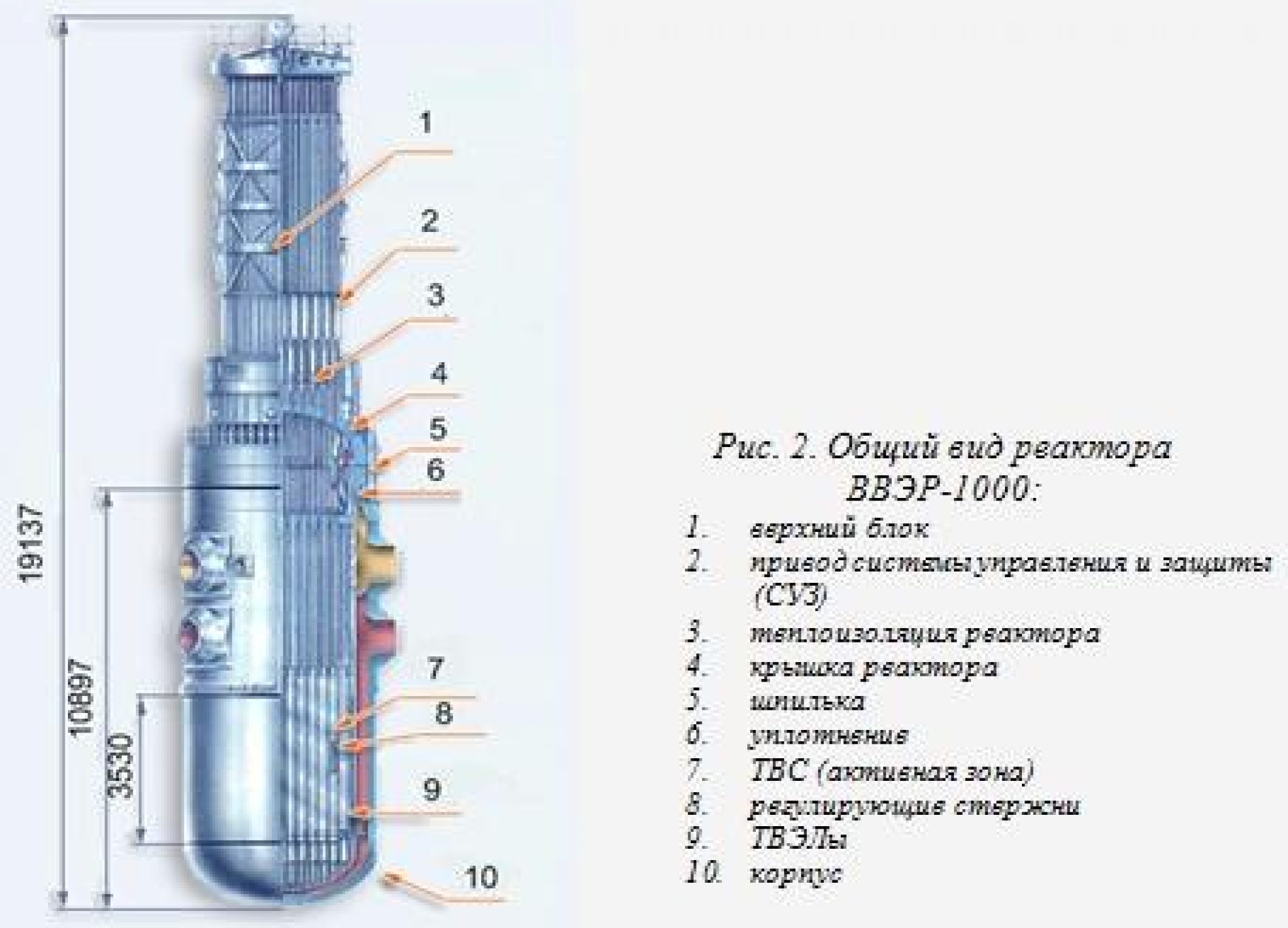 Реактор ввэр 1000 чертеж