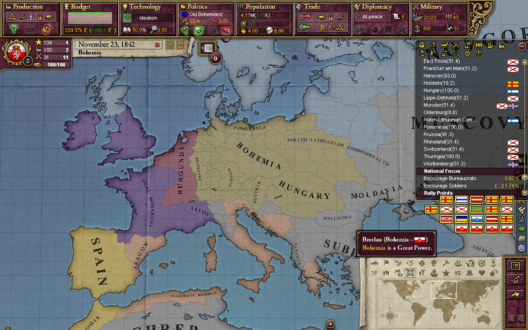  Королевство Бургундия на карте Европы
