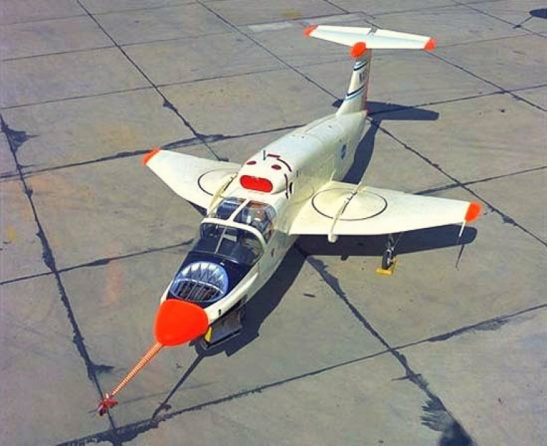 XV-5 Vertifan - необычный экспериментальный самолет с вентиляторами в крыле (1964 год)