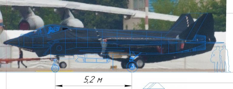 Первые фото нового российского истребителя пятого поколения