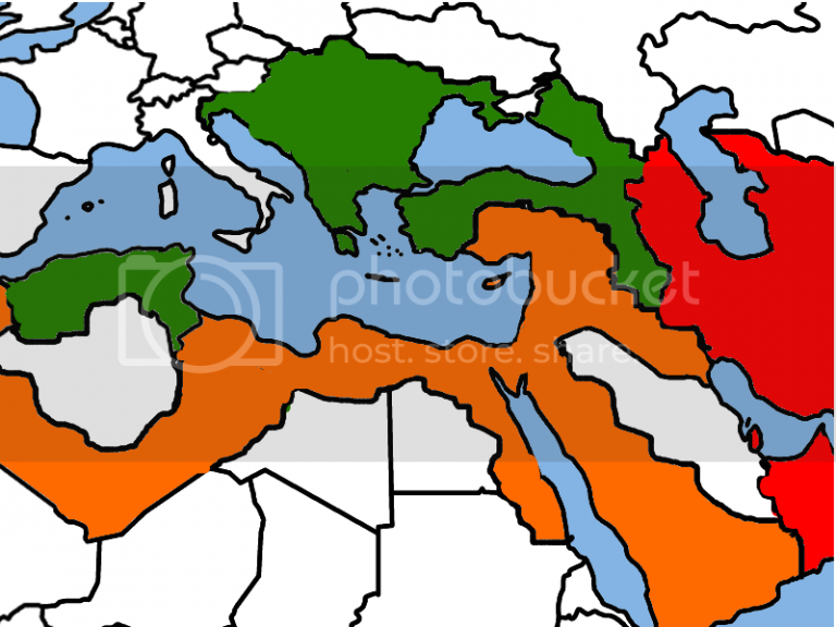    Османская и Караманидская Империи по состоянию на 1578 год