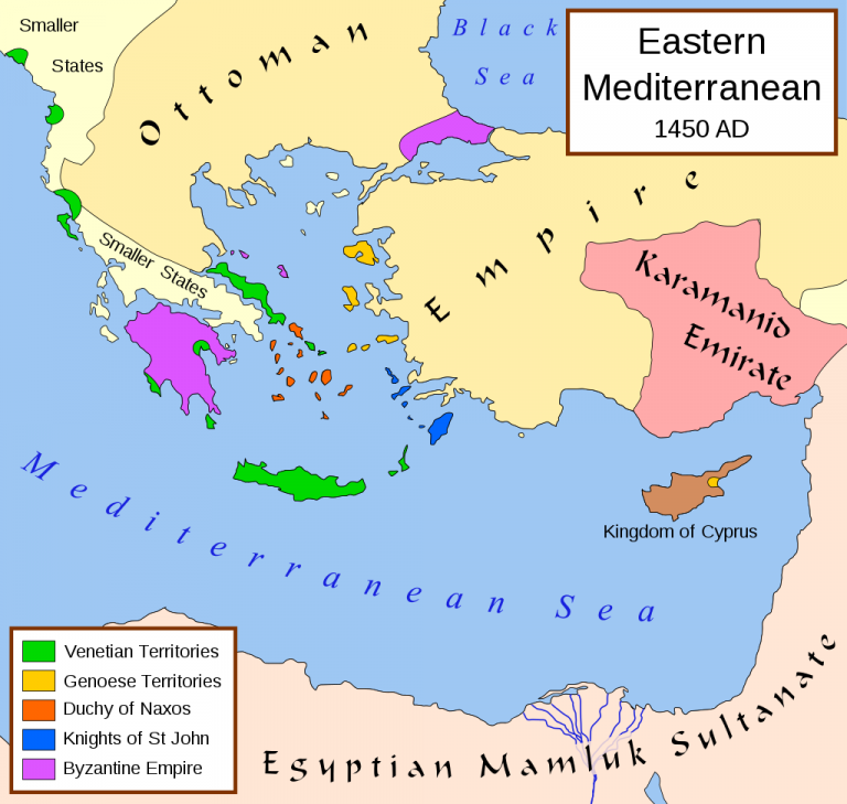  Государство Караманидов в середине 15 века