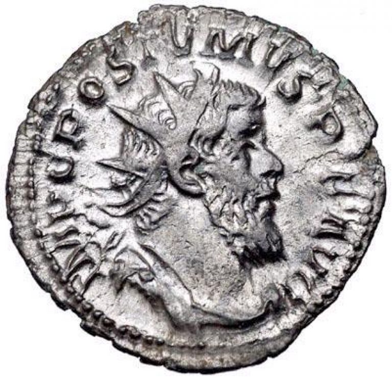    Монета, отчеканенная в Галльской Империи во время правления Марка Кассиания Латиния Постума